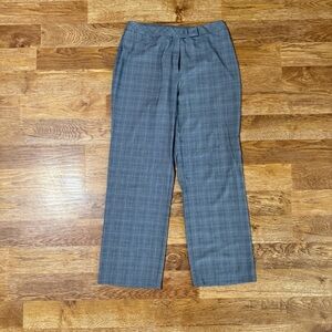 Sag Harbor Black and Gray Checkered Straight Leg Dress Pants size 12